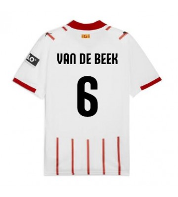 Girona Donny van de Beek #6 Hjemmebanetrøje 2025-26 Kortærmet